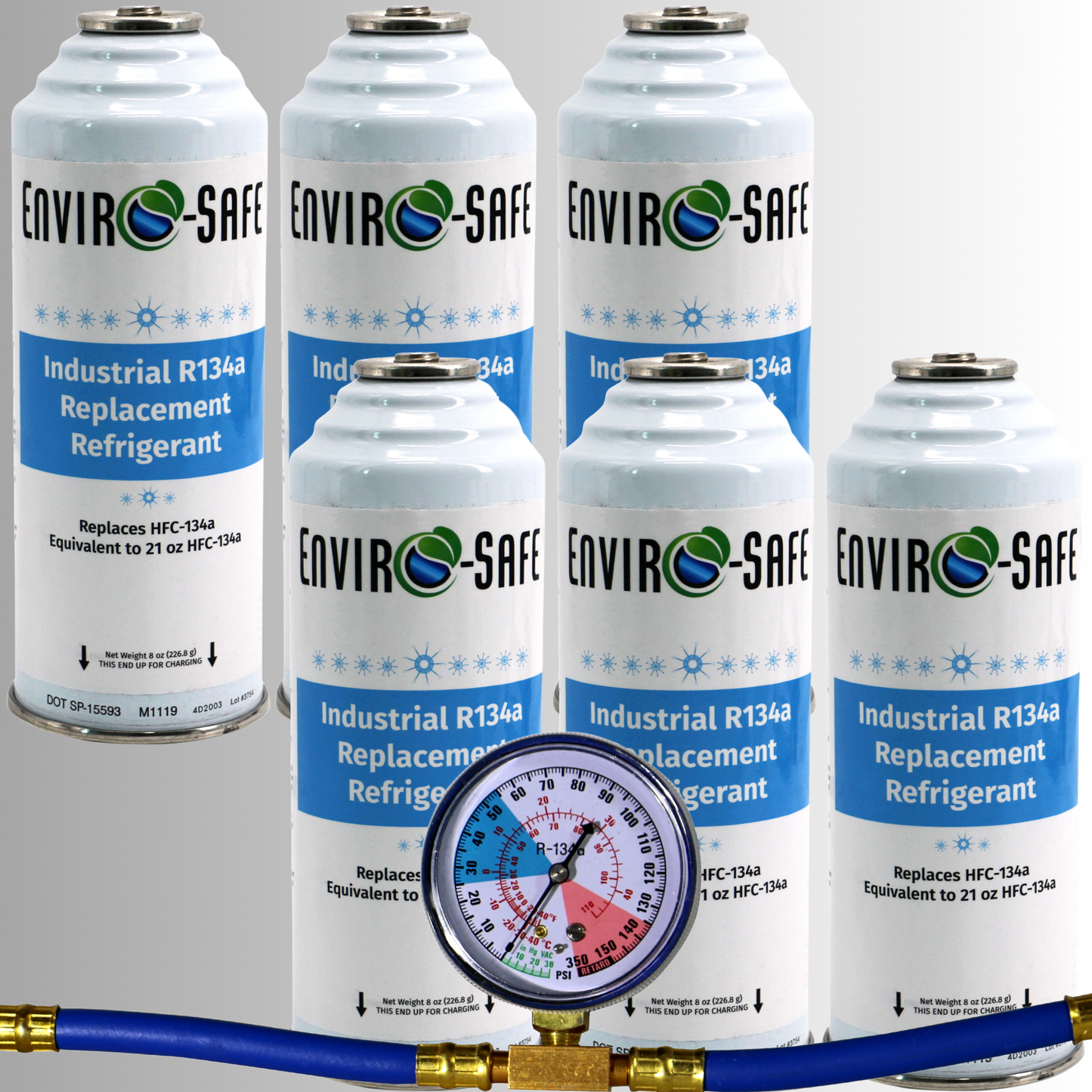 Enviro-Safe® R134a Industrial Replacement Refrigerant – 21oz. Equivalent Can