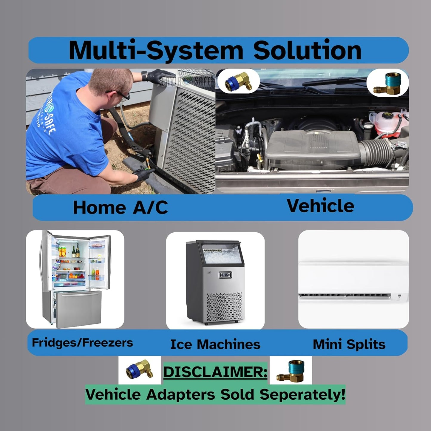 Enviro-Safe Proseal Direct Inject Refrigerant Leak Sealer for Automotive/Refrigeration