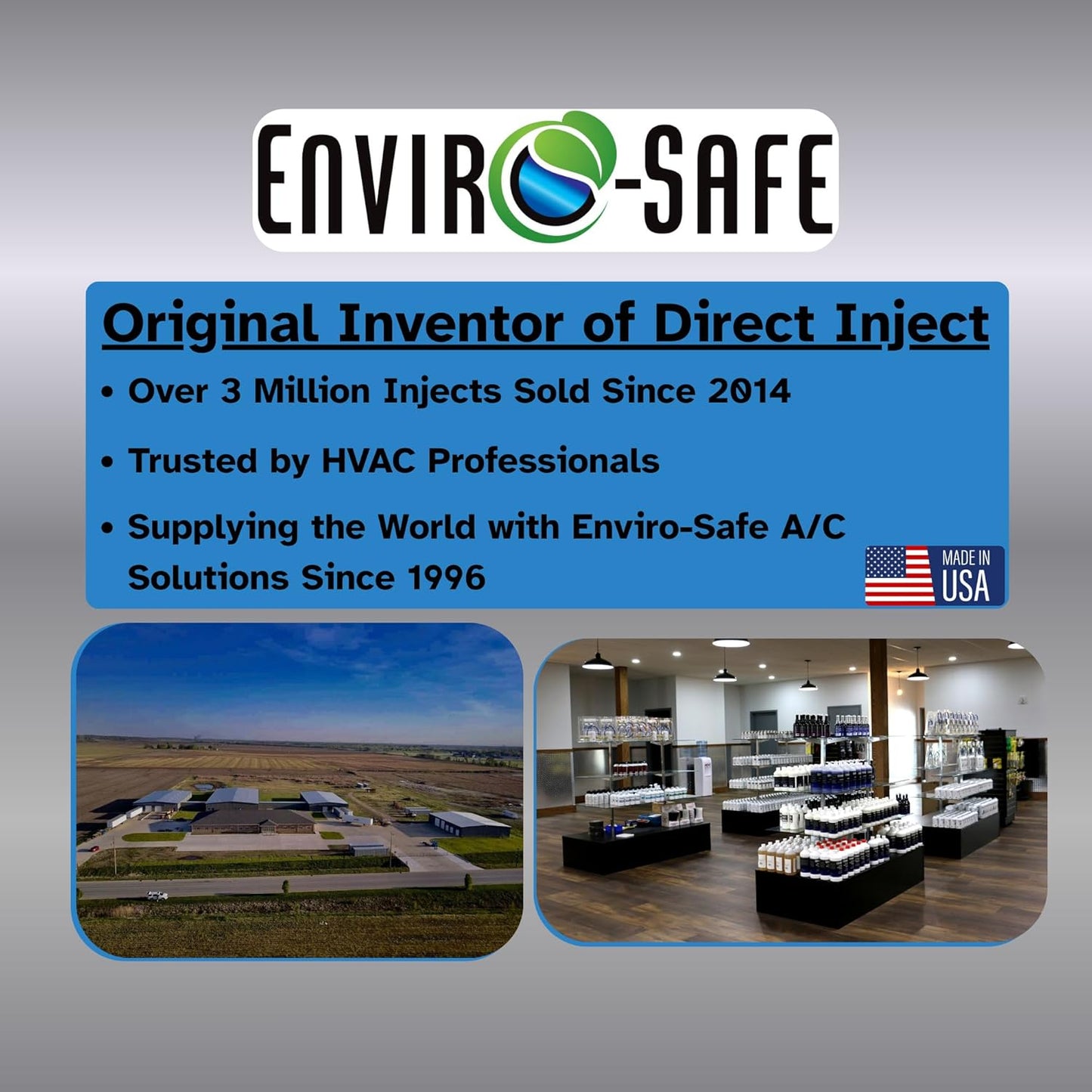Enviro-Safe Proseal Direct Inject Refrigerant Leak Sealer for Automotive/Refrigeration