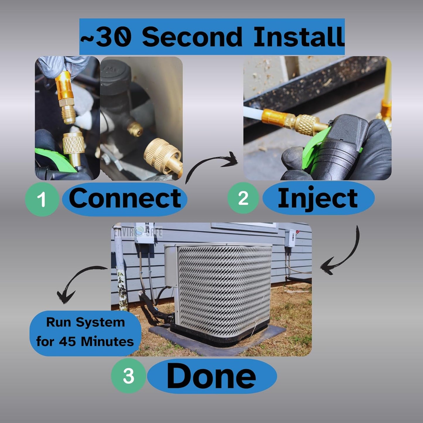 Enviro-Safe Proseal Direct Inject Refrigerant Leak Sealer for Automotive/Refrigeration