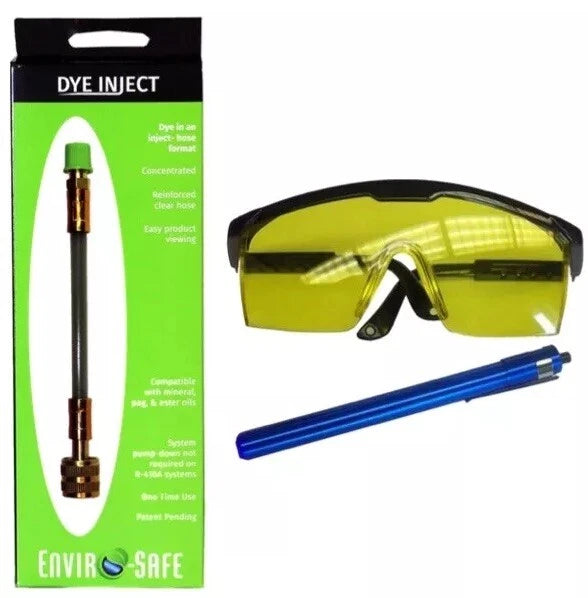 UV Leak Detector Dye for all A/C Systems - 30 Second Install