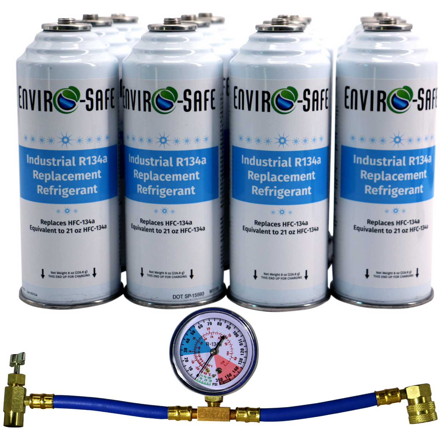 Enviro-Safe® R134a Industrial Replacement Refrigerant – 21oz. Equivalent Can