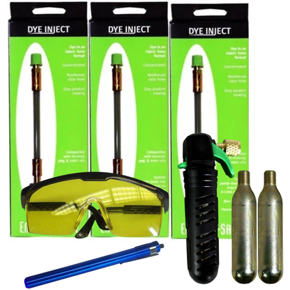 UV Leak Detector Dye for all A/C Systems - 30 Second Install