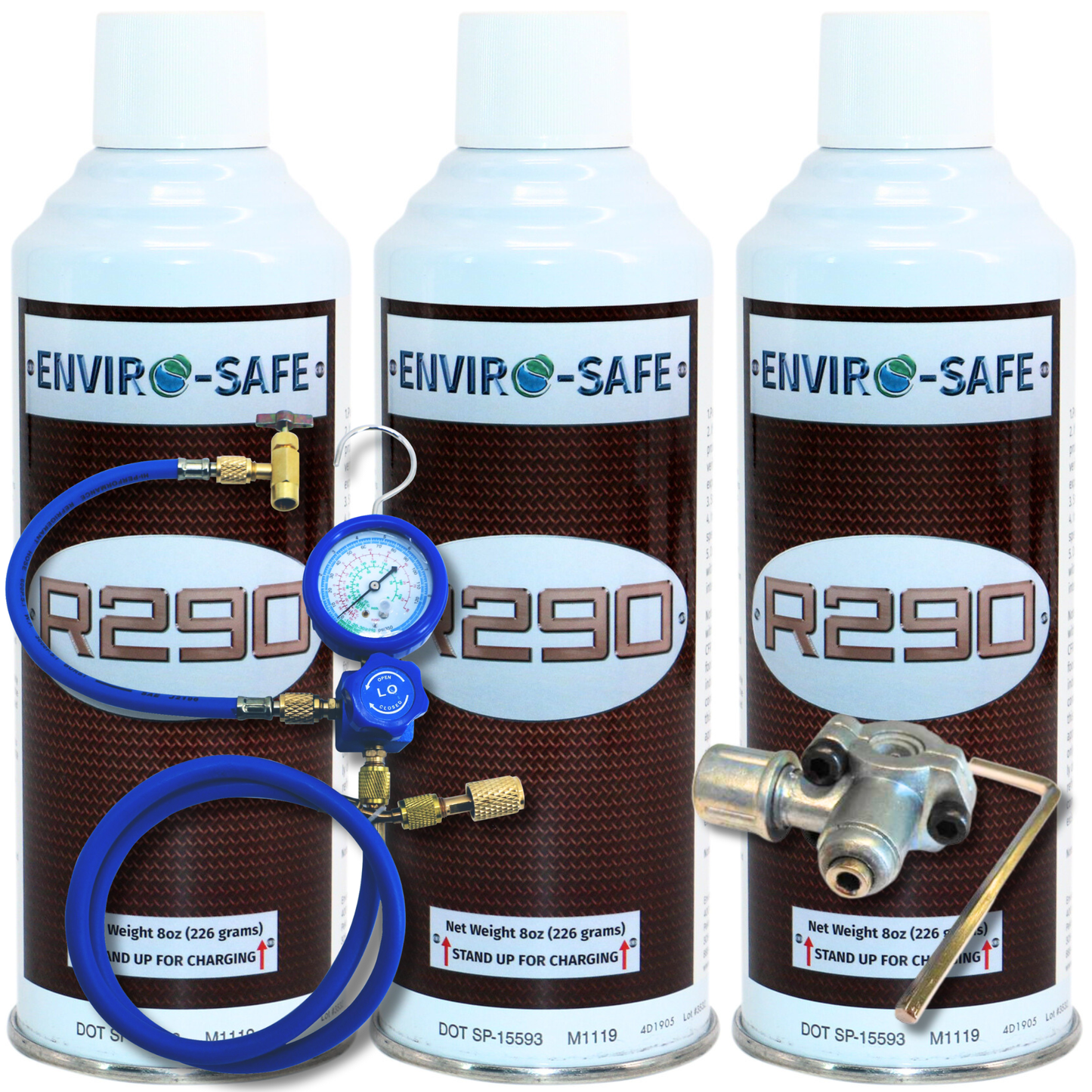 R290 Refrigerant  –  OEM Refrigerant – Upright Self-Sealing Top