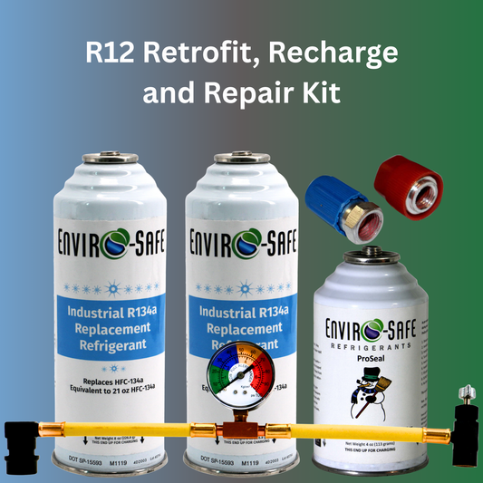 R12 to R134a Automotive Retrofit, Recharge and Seal