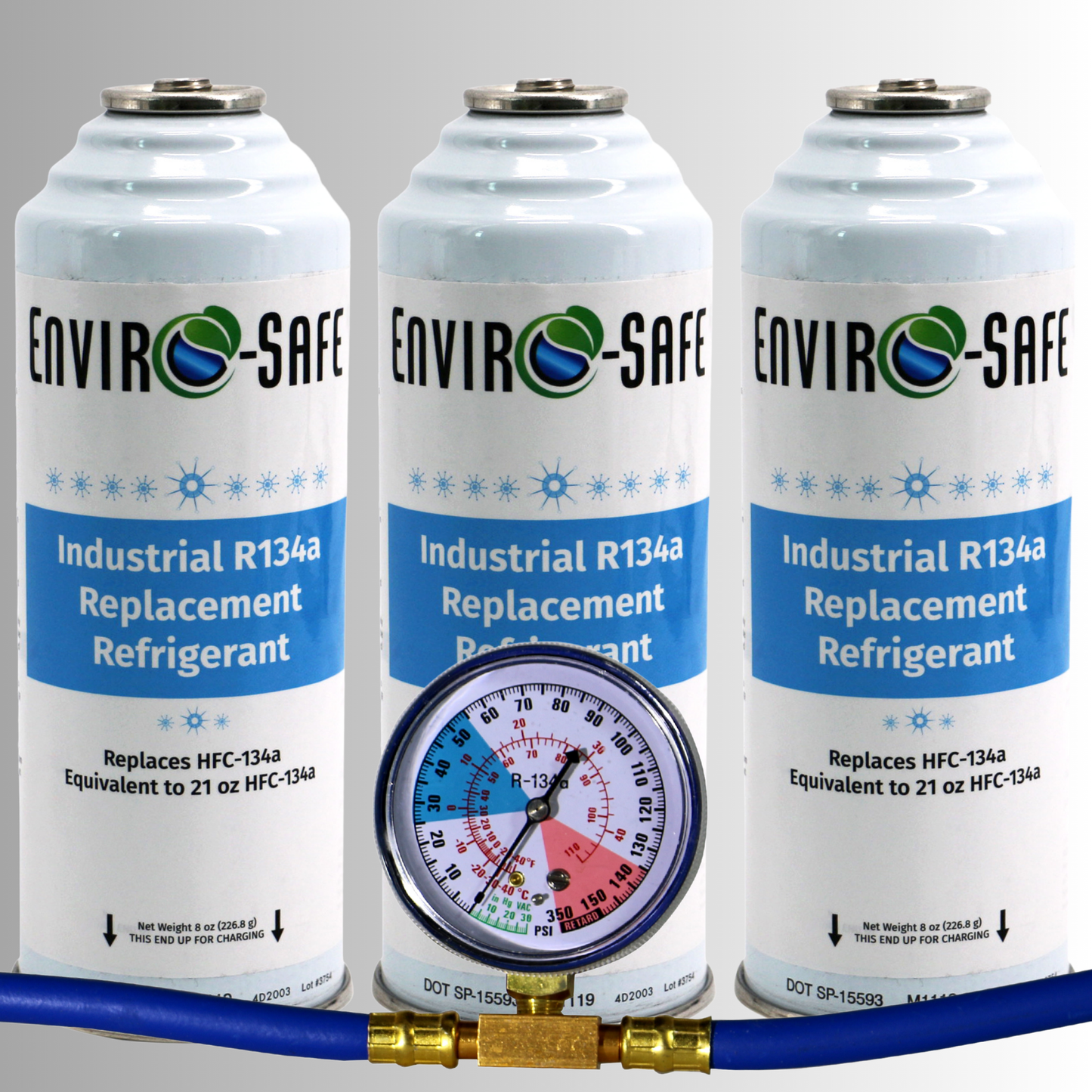 Enviro-Safe® R134a Industrial Replacement Refrigerant – 21oz. Equivalent Can