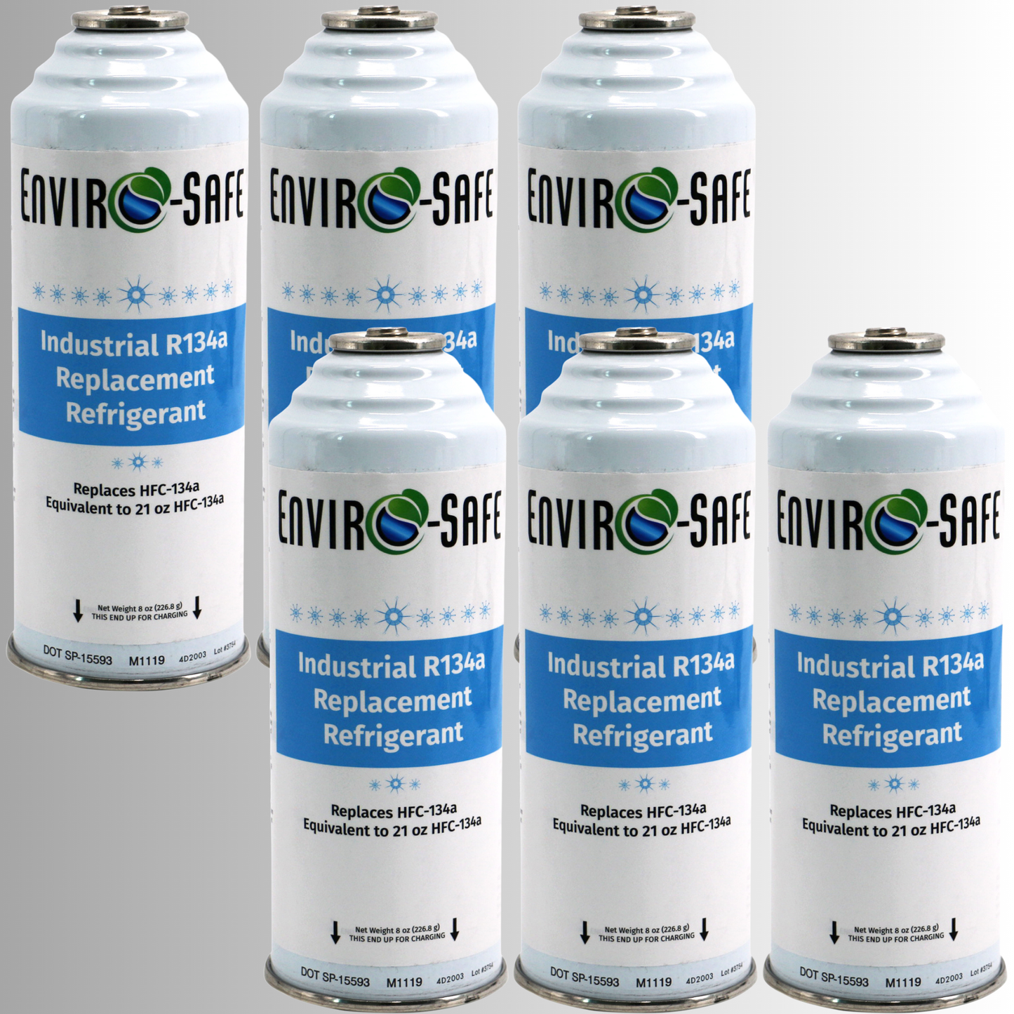 Enviro-Safe® R134a Industrial Replacement Refrigerant – 21oz. Equivalent Can