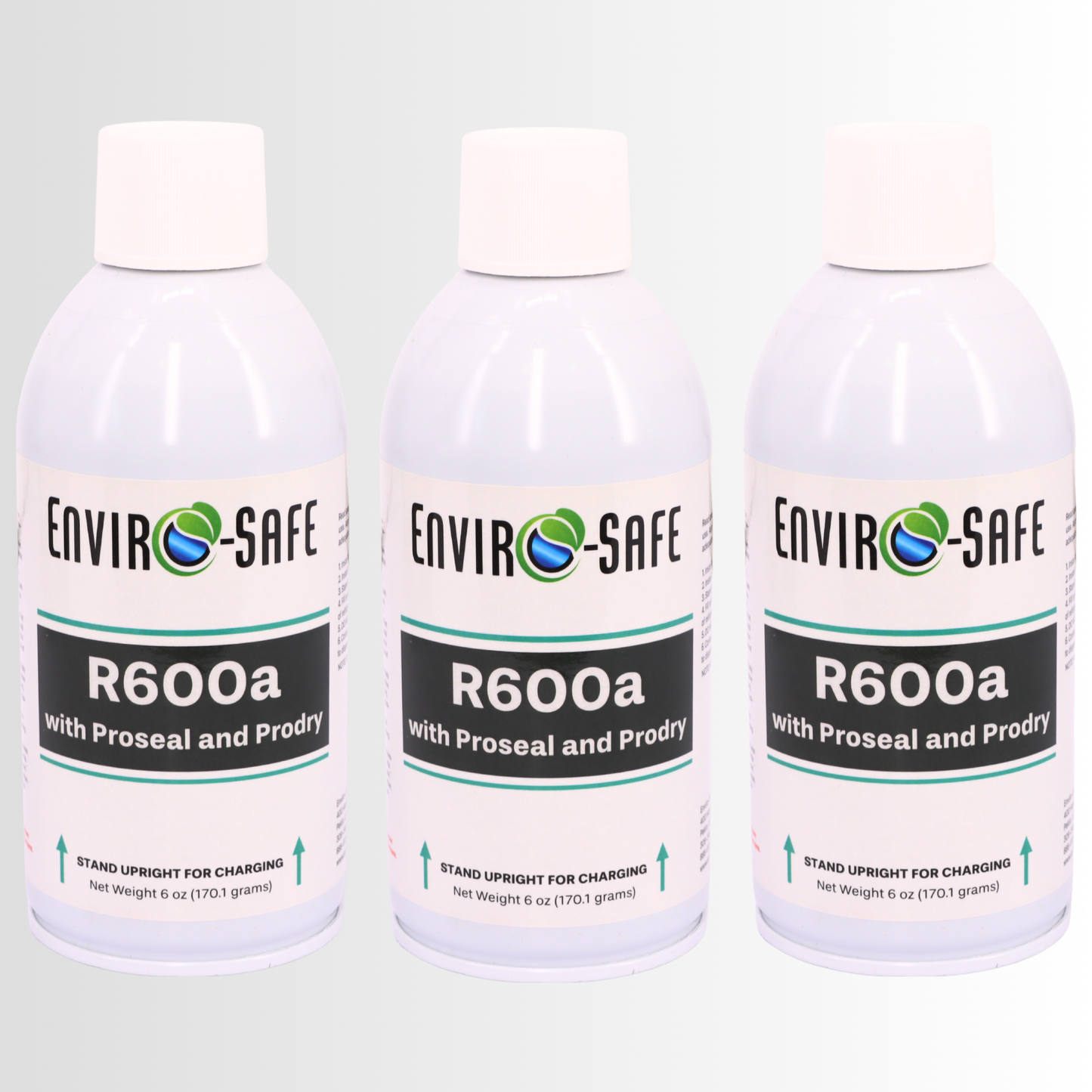 R600a Refrigerant W/Proseal and Prodry - Upright Self Sealing Style Top