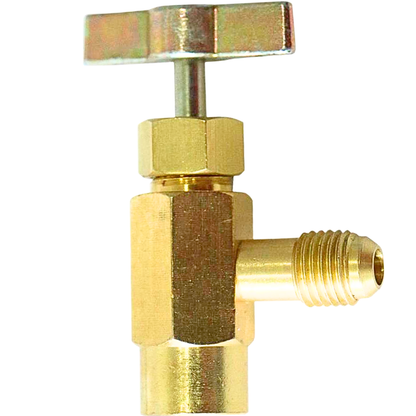 R600a Refrigerant - 6oz Upright Self Sealing Style Top | 99.7% Purity OEM Refrigerant