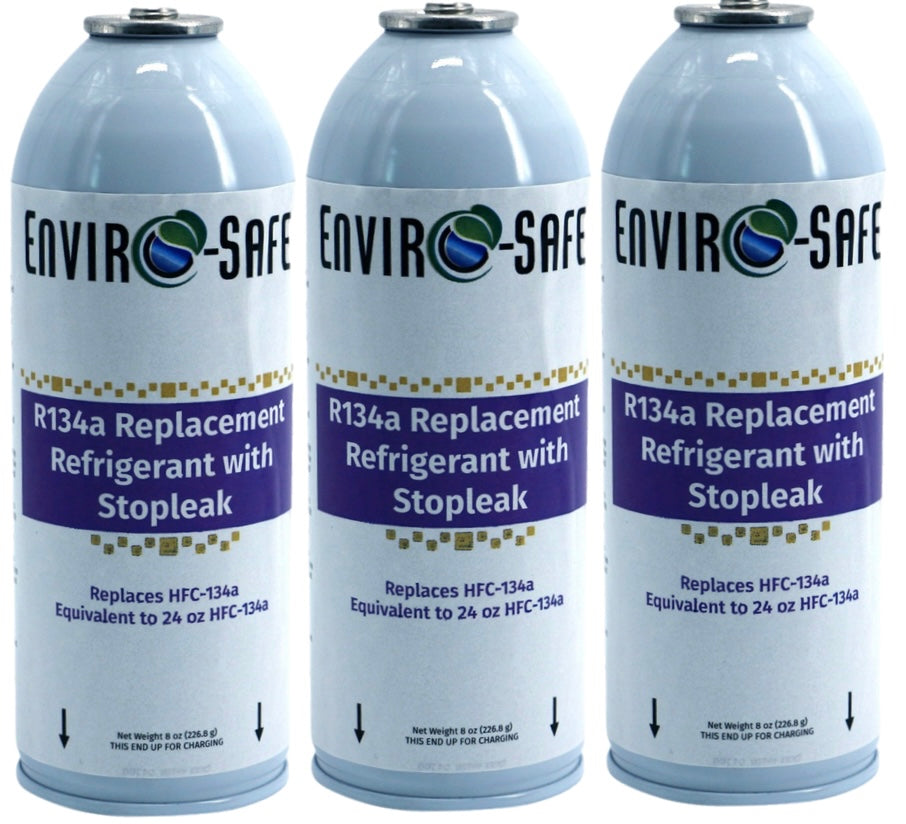 R134a Replacement w/Stop Leak in 21oz Equivalent Cans