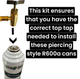 R600a Refrigerant – 6oz./170g Can