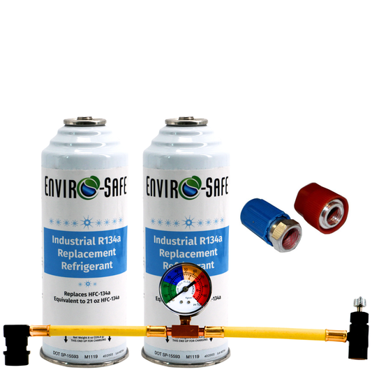 R12 to R134a Automotive Retrofit and Recharge Kit
