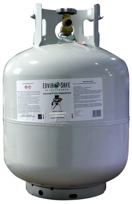 Industrial R134a Replacement Refrigerant(30+50 Lb. Tanks) - Coldest Option for Auto